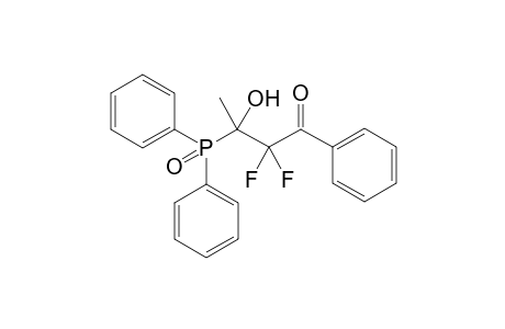3-Diphenylphosphoryl-2,2-difluoro-3-hydroxy-1-phenylbutan-1-one