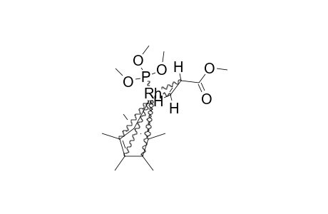 [(ETA(5)-C5ME5)RH(CH2=CHCO2CH3)(P(OCH3)3)