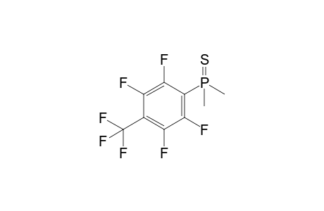 Dimethyl(4-trifluoromethyl-2,3,5,6-tetrafluorophenyl)phosphane sulfide