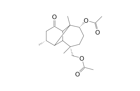 (3R,4S,5S,6S,9R,10R,11R)-9,13-Diacetoxylongipinan-1-one