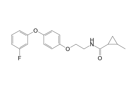 Cyclopropanecarboxamide, N-[2-[4-(3-fluorophenoxy)phenoxy]ethyl]-2-methyl-
