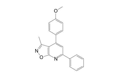 4-(4-Methoxyphenyl)-3-methyl-6-phenylisoxazolo[5,4-b]-pyridine