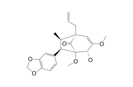 (7-S,8-R,1'-R,3'-R,4'-S)-4'-HYDROXY-3',5'-DIMETHOXY-3,4-METHYLENEDIOXY-2'-OXO-DELTA(1,3,5,5',8')-8.1',7.3'-NEOLIGNAN