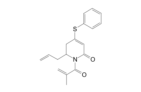 6-Allyl-1-(2-methylacryloyl)-4-(phenylthio)-5,6-dihydropyridin-2(1H)-one