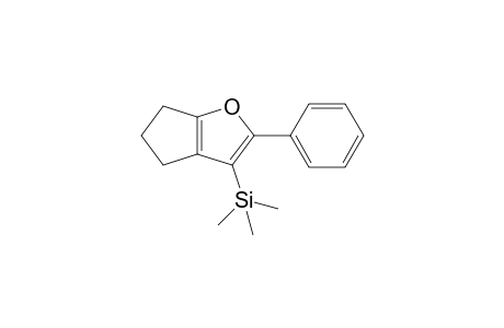 trimethyl-(2-phenyl-5,6-dihydro-4H-cyclopenta[b]furan-3-yl)silane