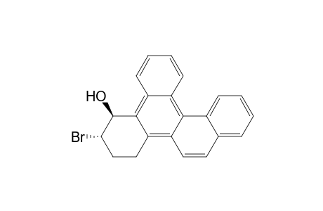 Benzo[g]chrysen-5-ol, 6-bromo-5,6,7,8-tetrahydro-, trans-(.+-.)-