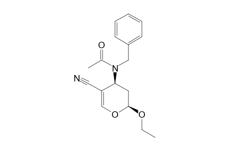 CIS-(2RS,4RS)-4-(N-ACETYL-N-BENZYLAMINO)-2-ETHOXY-3,4-DIHYDRO-2H-PYRAN-5-CARBONITRILE