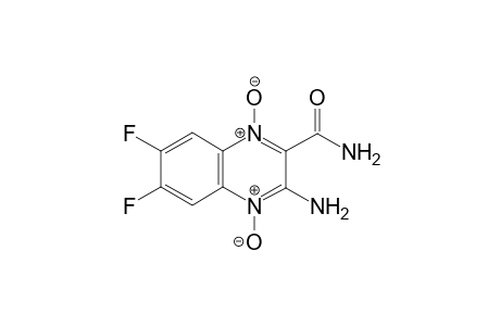 2-Quinoxalinecarboxamide, 3-amino-6,7-difluoro-, 1,4-dioxide