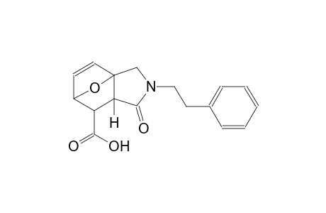 (1S,5R,7R)-4-oxo-3-(2-phenylethyl)-10-oxa-3-azatricyclo[5.2.1.0~1,5~]dec-8-ene-6-carboxylic acid