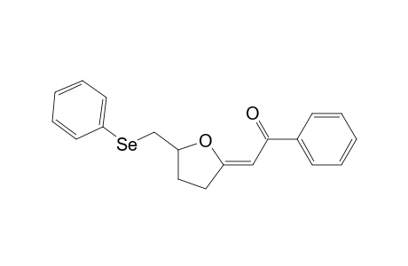 (2Z)-1-phenyl-2-[5-(phenylselanylmethyl)oxolan-2-ylidene]ethanone