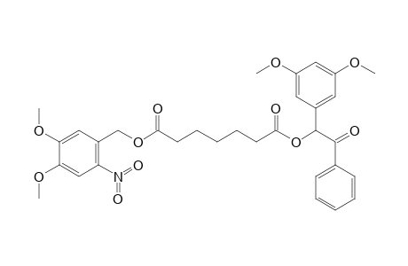 Pimelic acid (4,5-Dimethoxy-2-nitrobenzyl) ester (3',5'-Dimethoxybenzoin) ester
