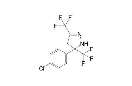 5-(4-Chlorophenyl)-3,5-bis(trifluoromethyl)-4,5-dihydro-1H-pyrazole