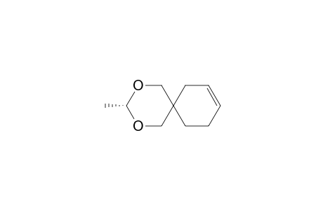 2,4-Dioxaspiro[5.5]undec-8-ene, 3-methyl-, cis-