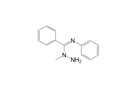 Benzenecarboximidic acid, N''-phenyl-, 1-methylhydrazide
