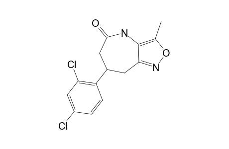5,6,7,8-TETRAHYDRO-7-(2,4-DICHLOROPHENYL)-3-METHYL-ISOXAZOLO-[4,5-B]-AZEPIN-5(4H)-ONE