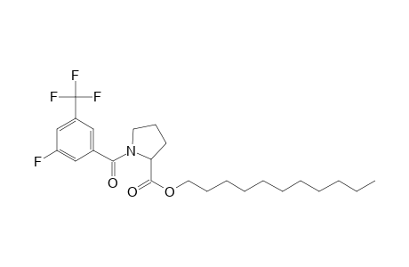 L-Proline, N-(3-fluoro-5-trifluoromethylbenzoyl)-, undecyl ester