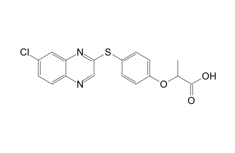 2-[4-(7-chloranylquinoxalin-2-yl)sulfanylphenoxy]propanoic acid