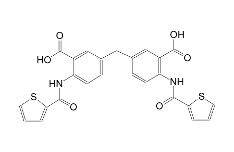 5,5'-methylenebis(2-(thiophene-2-carboxamido)benzoic acid)