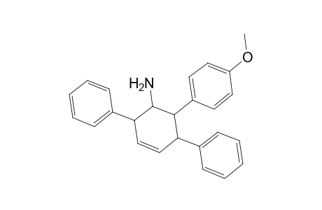 3-Cyclohexen-1-amine, 6-(4-methoxyphenyl)-2,5-diphenyl-, (1.alpha.,2.beta.,5.beta.,6.beta.)-