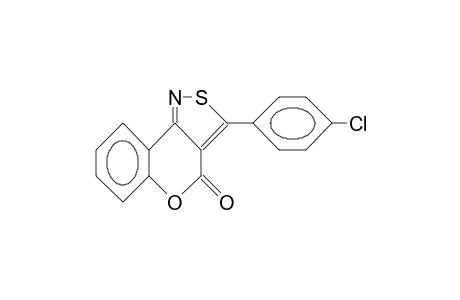 3-(4-Chloro-phenyl)-chromeno(4,3-C)isothiazol-4-one