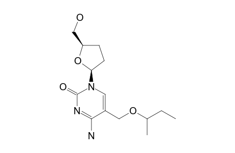 2',3'-DIDEOXY-5-(1-METHYLPROPOXYMETHYL)-CYTIDINE