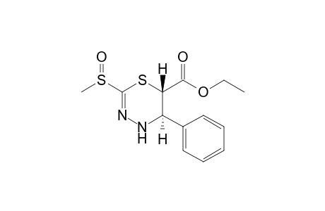 (5R,6S)-Ethyl 2-Methylsulfinyl-5-phenyl-5,6-dihydro-4H-1,3,4-thiadiazine-6-carboxylate