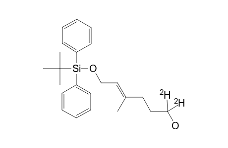 (E)-[1,1-2H2]-6-[(tert-Butyldiphenylsilyl)oxy]-4-methylhex-4-en-1-ol