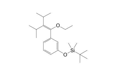 2-Ethoxy-2-(3-tert-butyldimethylsilyloxyphenyl)-1,1-diisopropylethylene