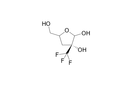 (+-)-3-Deoxy-2-C-trifluoromethylribose