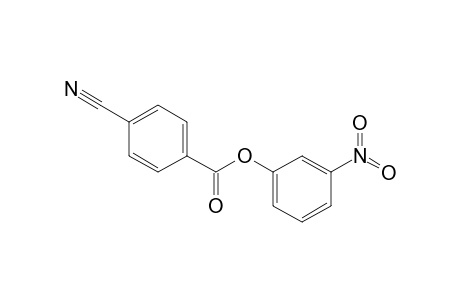 (3-nitrophenyl) 4-cyanobenzoate