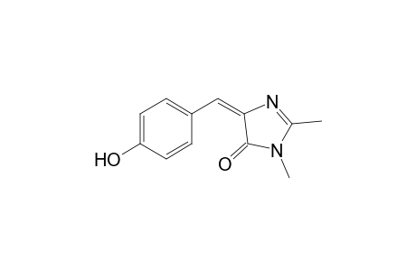 1,2-Dimethyl-4-(4-hydroxybenzyllidene)imidazolin-5-one