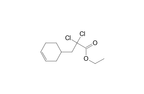 3-Cyclohexene-1-propanoic acid, .alpha.,.alpha.-dichloro-, ethyl ester, (.+-.)-