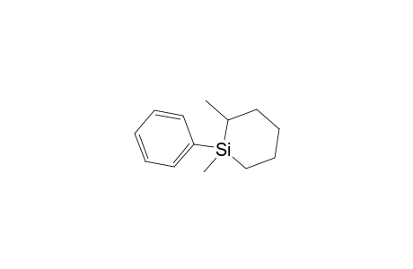 1,2-Dimethyl-1-phenylsilinane