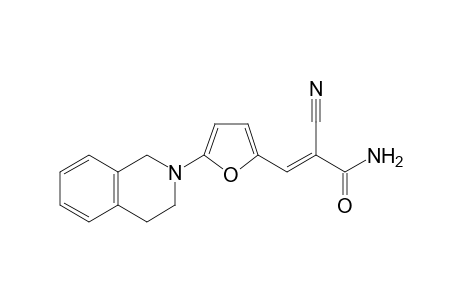 (2E)-2-Cyano-3-[5-(3,4-dihydro-2(1H)-isoquinolinyl)-2-furyl]-2-propenamide