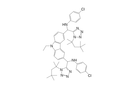 N,N'-((9-Ethyl-9H-carbazole-3,6-diyl)bis((1-(2,4,4-trimethylpentan-2-yl)-1H-tetrazol-5-yl)methylene))bis(4-chloroaniline)