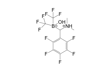 5,5,5-Trifluoro-4-hydroxy-2-methyl-3-(pentafluorophenyl)-4-(trifluoromethyl)-2-azonia-4-boratapentane