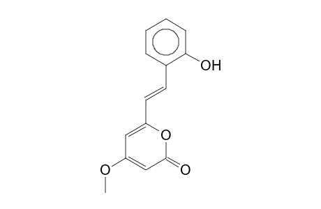 2H-Pyran-2-one, 6-[2-E-(2-hydroxyphenyl)ethenyl]-4-methoxy-
