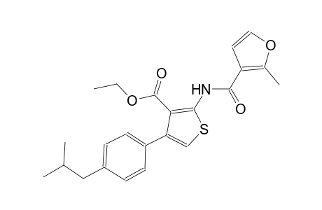 ethyl 4-(4-isobutylphenyl)-2-[(2-methyl-3-furoyl)amino]-3-thiophenecarboxylate