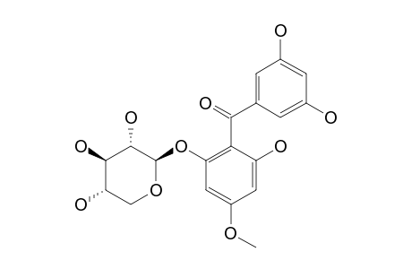 3',4,5'-TRIHYDROXY-4-METHOXY-2-O-BETA-D-XYLOPYRANOSYL-BENZOPHENONE