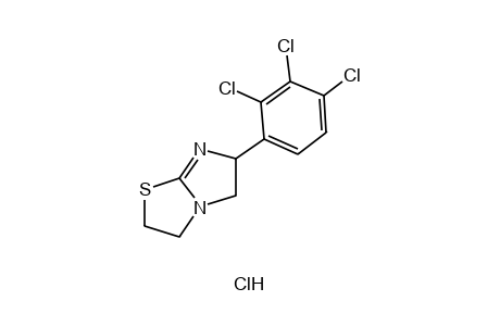 2,3,5,6-TETRAHYDRO-6-(2,3,4-TRICHLOROPHENYL)IMIDAZO[2,1-b]THIAZOLE, HYDROCHLORIDE