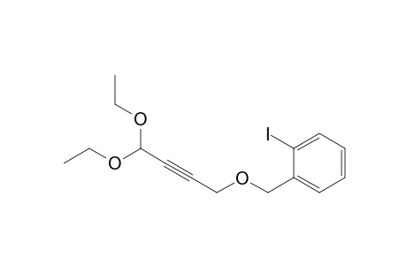 1-(4,4-diethoxybut-2-ynoxymethyl)-2-iodanyl-benzene