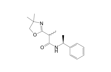 2-(4,4-Dimethyl-4,5-dihydro-oxazol-2-yl)-N-((S)-1-phenyl-ethyl)-propionamide
