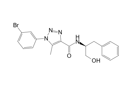 (S)-1-(3-Bromophenyl)-N-(1-hydroxy-3-phenylpropan-2-yl)-5-methyl-1H-1,2,3-triazole-4-carboxamide