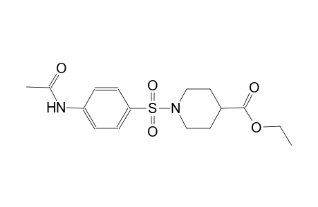 4-piperidinecarboxylic acid, 1-[[4-(acetylamino)phenyl]sulfonyl]-, ethyl ester