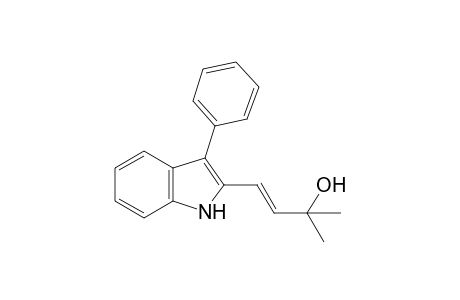 (E)-2-methyl-4-(3-phenyl-1H-indol-2-yl)but-3-en-2-ol