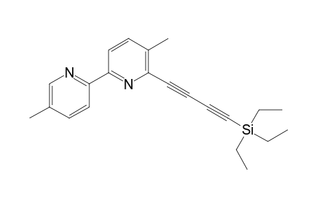 6-[4-(Triethylsilyl)-1,3-butadiynyl]-5,5'-dimethyl-2,2'-bipyridine