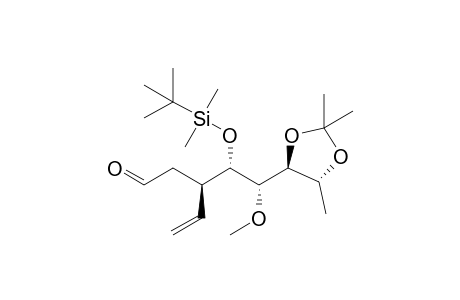 (R)-3-[(1S,2S)-1-(tert-Butyl-dimethyl-silanyloxy)-2-methoxy-2-((4S,5R)-2,2,5-trimethyl-[1,3]dioxolan-4-yl)-ethyl]-pent-4-enal