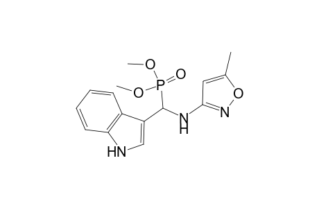 Dimethyl (5-methylisoxazol-3-ylamino)(1H-indol-3-yl)methyl phosphonate