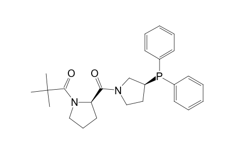 (3S,2'R)-3-(Diphenylphosphanyl)-1-{ [ (1'-pivaloyl) pyrrolidin-2'-yl] carbonyl } pyrrolidine