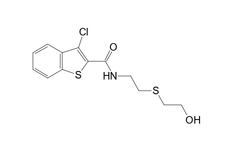 3-chloro-N-{2-[(2-hydroxyethyl)thio]ethyl}benzo[b]thiophene-2-carboxamide